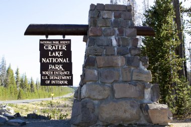 Krater Gölü Ulusal Parkı. Oregon.