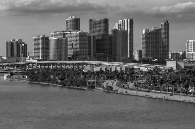 Şehir merkezinin panoraması Miami, Florida