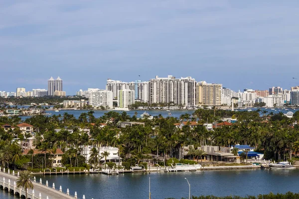 Panoráma Miami belvárosáról, Florida — Stock Fotó