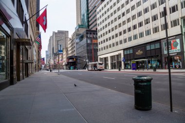 Coronavirus çarpması, New York, ABD - Aptil 202