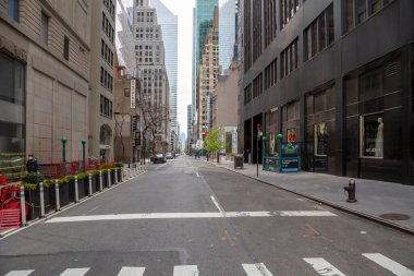 Coronavirus çarpması, New York, ABD - Aptil 202