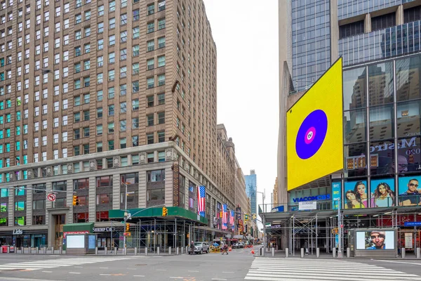 Manhattan New York Usa April 2020 Leere Straßen New York — Stockfoto