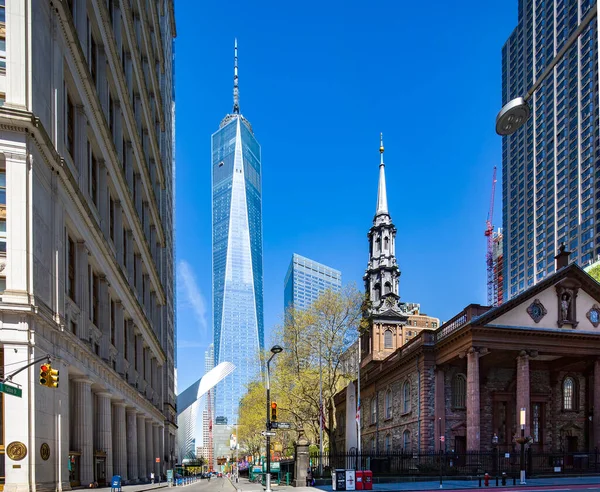 Nueva York Estados Unidos América Mayo 2020 Vista Del World —  Fotos de Stock