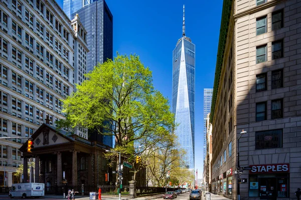 Nova York Estados Unidos América Maio 2020 Vista World Trade — Fotografia de Stock