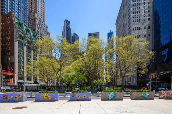 New York Usa May 2020 Coronavirus Impact Empty Downtown Streets — Stock Photo, Image