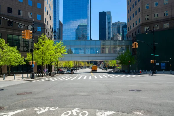 Nova Cidade Iorque Eua Abril 2020 Ruas Vazias Centro Manhattan — Fotografia  de Stock Editorial © littleny #365516030