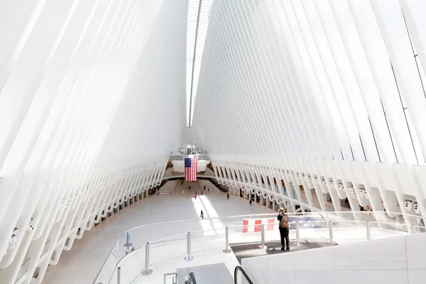 New York Usa May 2020 Interior Oculus World Trade Center — Stock Photo, Image
