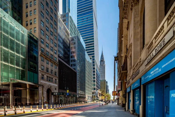 Ciudad Nueva York Mayo 2020 Edificio Chrysler Visto Desde Avenida —  Fotos de Stock