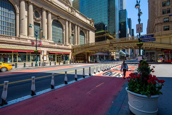 New York Maggio 2020 Storico Grand Central Terminal Visto Dalla — Foto Stock