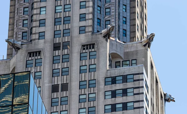 Nova Iorque Maio 2020 Edifício Chrysler Visto Rua Fotos De Bancos De Imagens