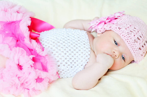 sweet newborn girl 