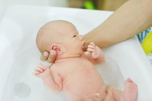 The first bathing — Stock Photo, Image