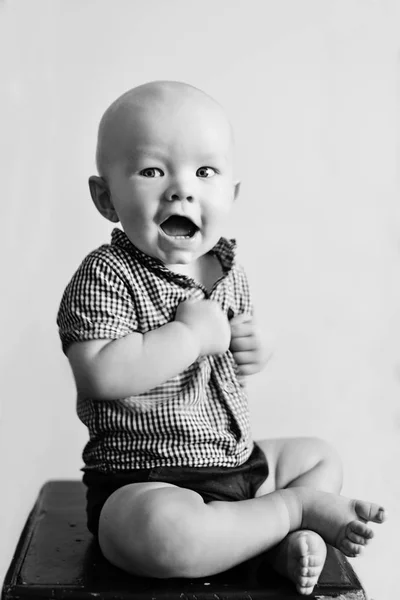 Funny baby boy — Stock Photo, Image