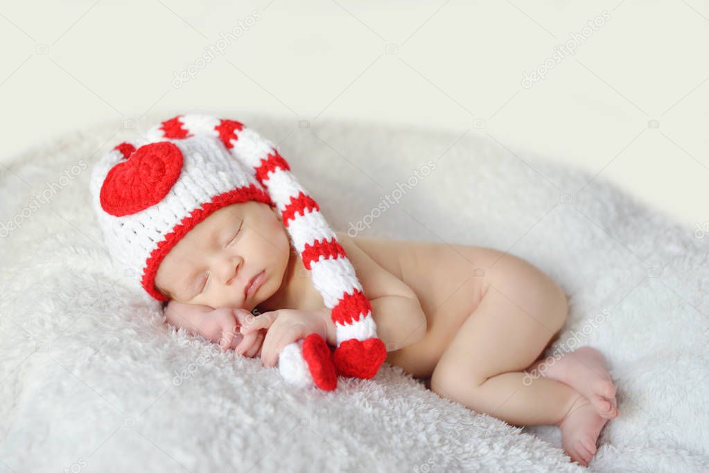 Newborn baby  sleeping 