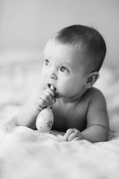 Bebê Cama — Fotografia de Stock