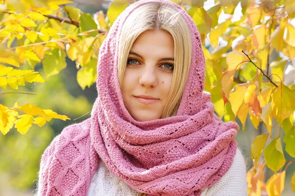 Adolescente chica en otoño — Foto de Stock