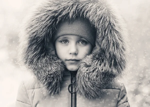 Snow portrait — Stock Photo, Image