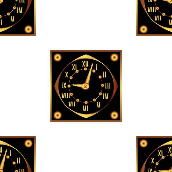 Textura creativa del reloj ornamental — Vector de stock