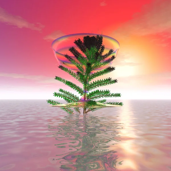 Gizemli fantastik ağaç