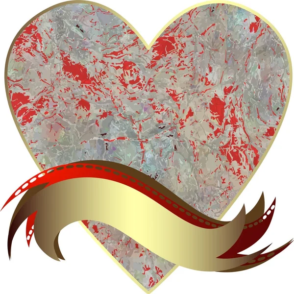 Dibujo vectorial del corazón — Archivo Imágenes Vectoriales