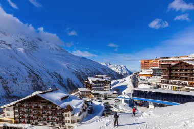 Mountain ski resort hochgurgl Avusturya