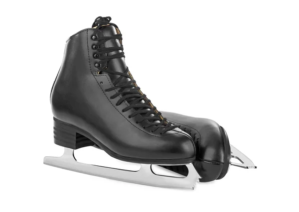 Black figure skates — Stock Photo, Image