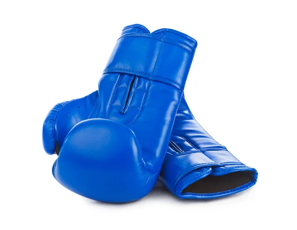 Guantes de boxeo aislados sobre fondo blanco — Foto de Stock