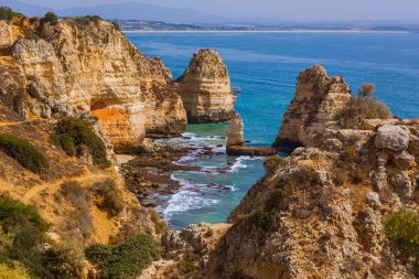 Sahil yakınında Lagos - Algarve Portekiz