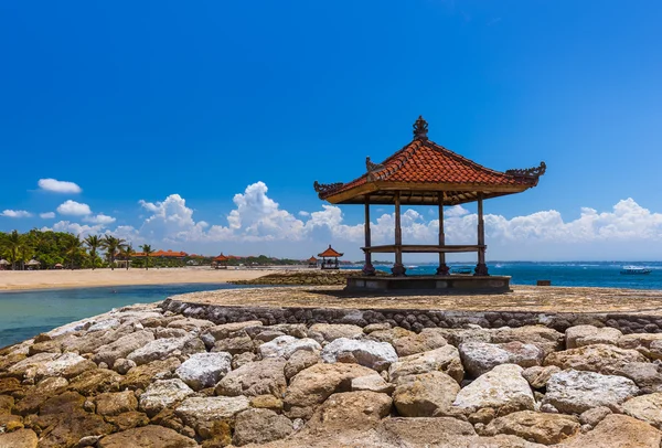 Nusa Dua Beach w Bali Indonezja — Zdjęcie stockowe