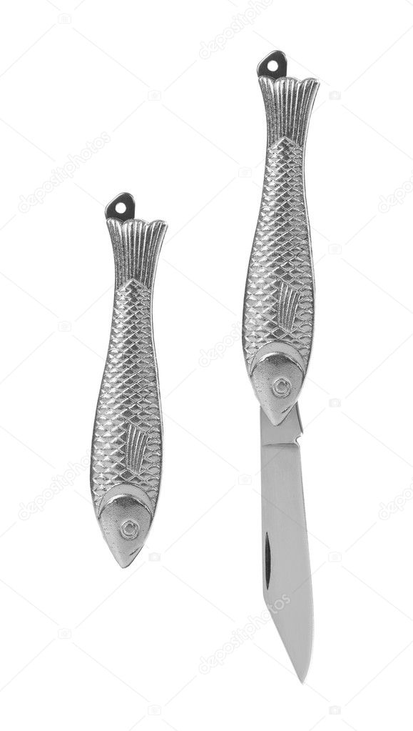 Fish shaped knife