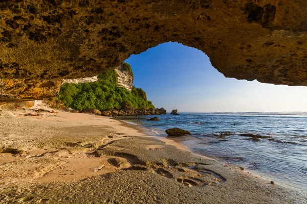 Suluban beach v Bali - Indonésie — Stock fotografie