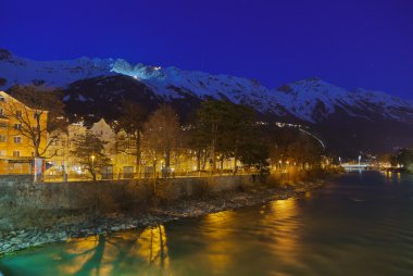 Innsbruck, Avusturya - mimari ve doğa arka plan
