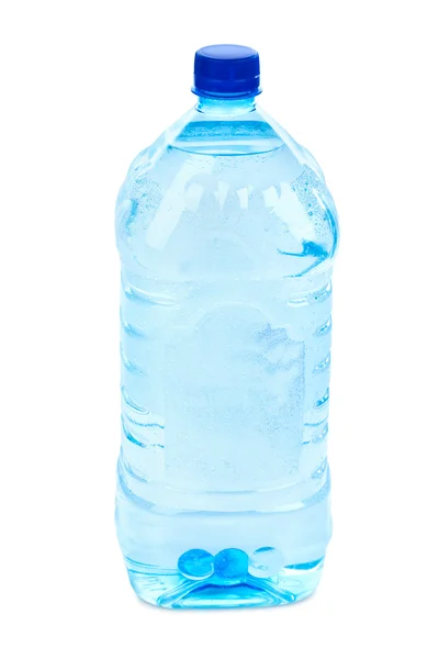 Butelka z wodą izolowana na białym tle — Zdjęcie stockowe