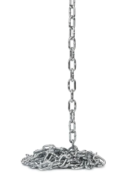 Chain heap isolated on white background — Stock Photo, Image
