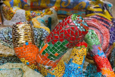 Mozaik desen - Sentosa Singapur