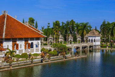 Su Saray Taman Ujung Bali Adası Endonezya