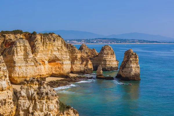 Sahil yakınında Lagos - Algarve Portekiz