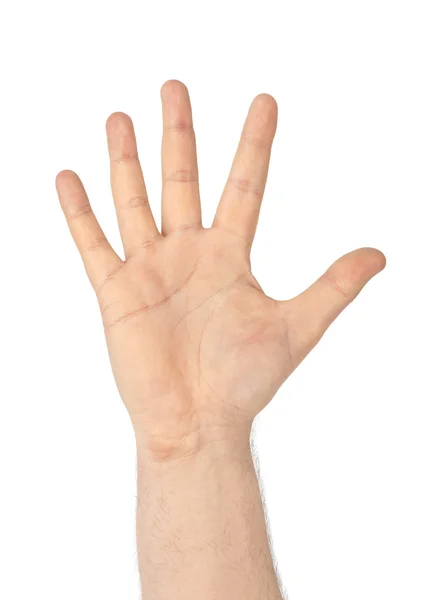 Counting hand - five — Stock Photo, Image