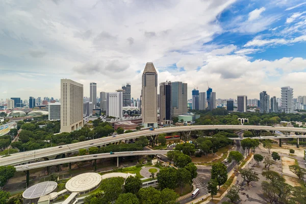 Singapore city skyline — Stockfoto