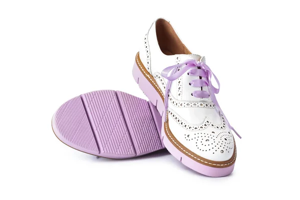 白い背景上に分離されてピンクの靴 — ストック写真