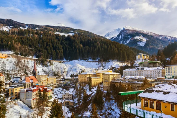 Bergen ski resort bad gastein, Oostenrijk — Stockfoto