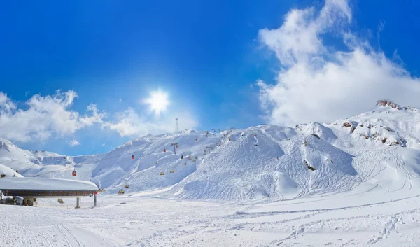 Bergen ski resort kaprun-Oostenrijk — Stockfoto