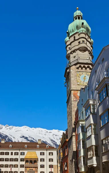 Famoso telhado dourado - Innsbruck Áustria — Fotografia de Stock