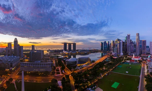 Singapura skyline cidade — Fotografia de Stock