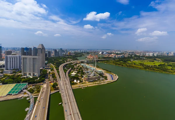 Skyline von singapur — Stockfoto