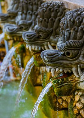 Bahar hava Panas Banjar - Bali Adası Endonezya sıcak