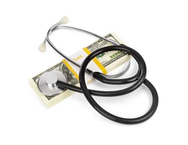 Stethoscope and money — Stock Photo, Image