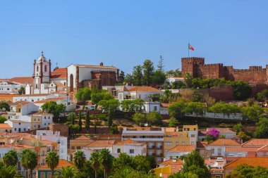 Kalede Silves kasabası - Algarve Portekiz