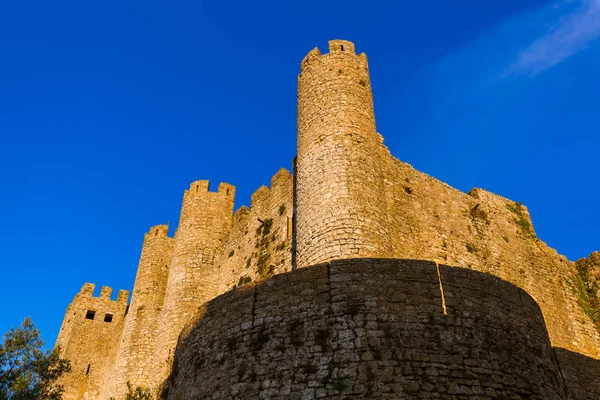 Hrad ve městě Obidos - Portugalsko — Stock fotografie