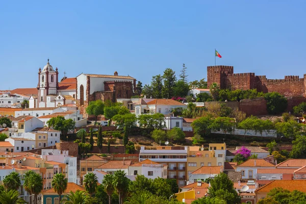 Castillo en la ciudad de Silves Algarve Portugal —  Fotos de Stock